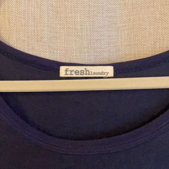 Fresh Laundry Botique brand Linen Navy Dress - Picture 4 of 6